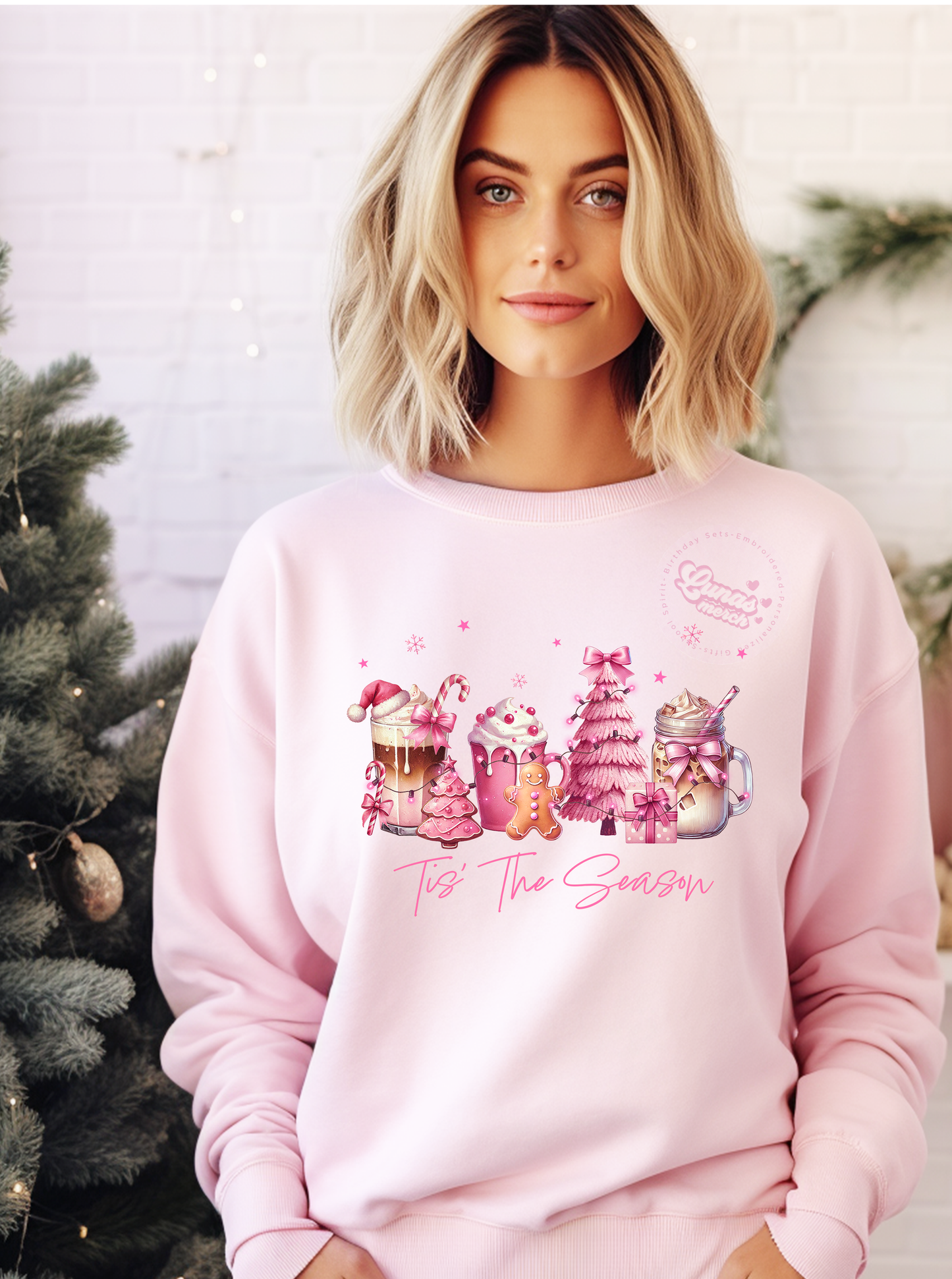 Christmas CHRISTMAS COFFE ITS THE SEASON Crewneck