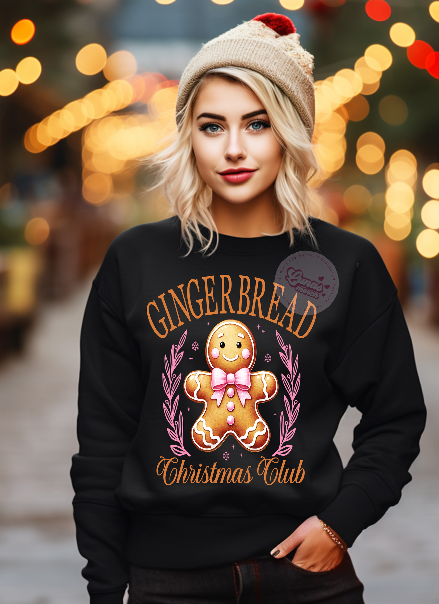 GINGERBREAD CHRISTMAS CLUB Crewneck