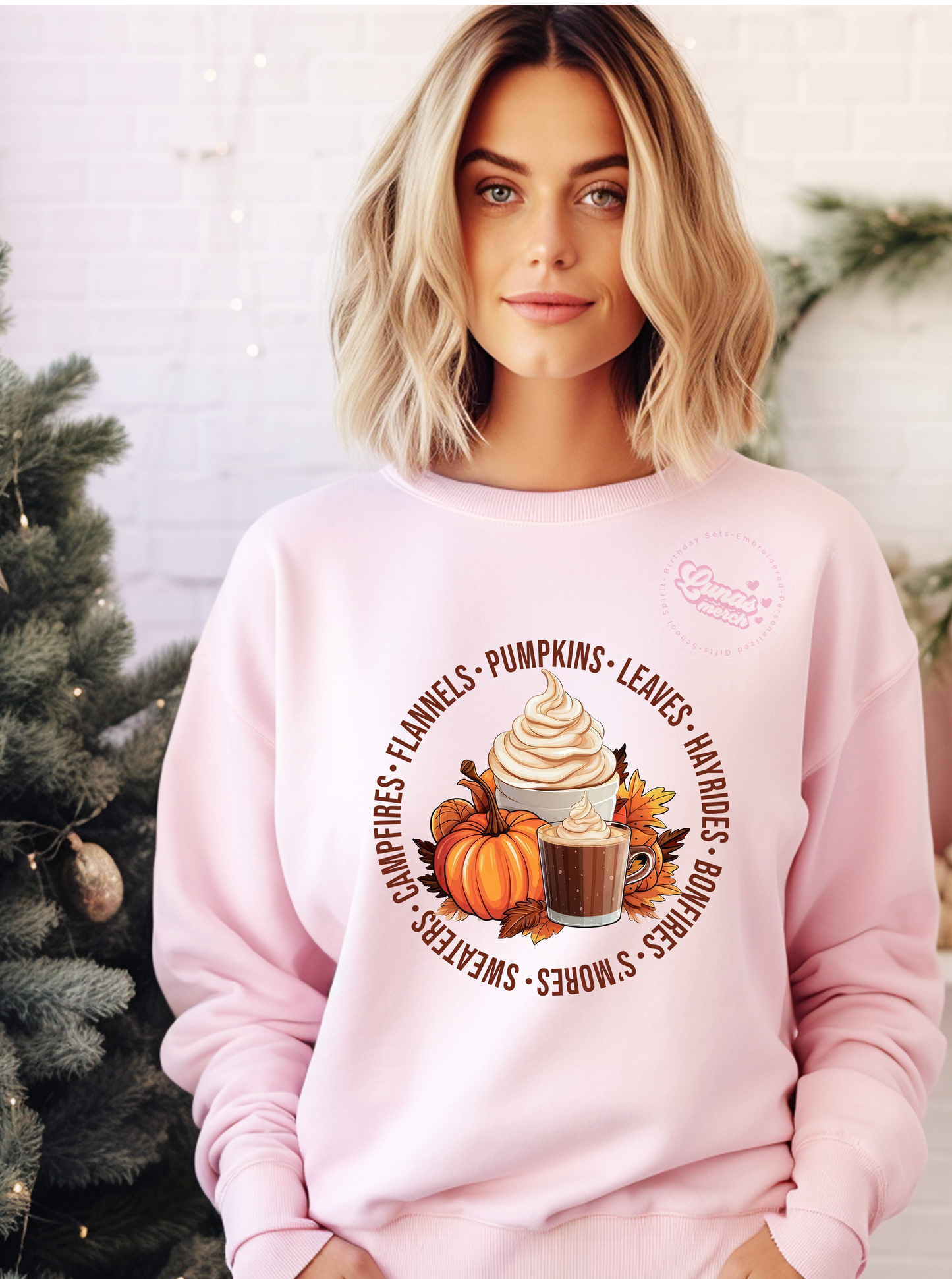 Christmas PUMPKIN LATTES Crewneck