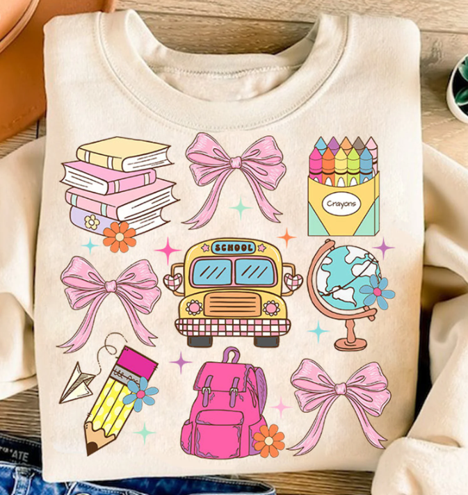 Coquette Back to School Crewneck