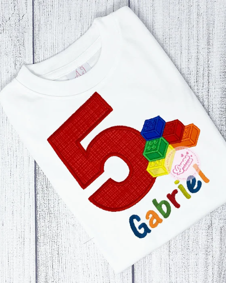 Customizable Birthday Block Shirt !