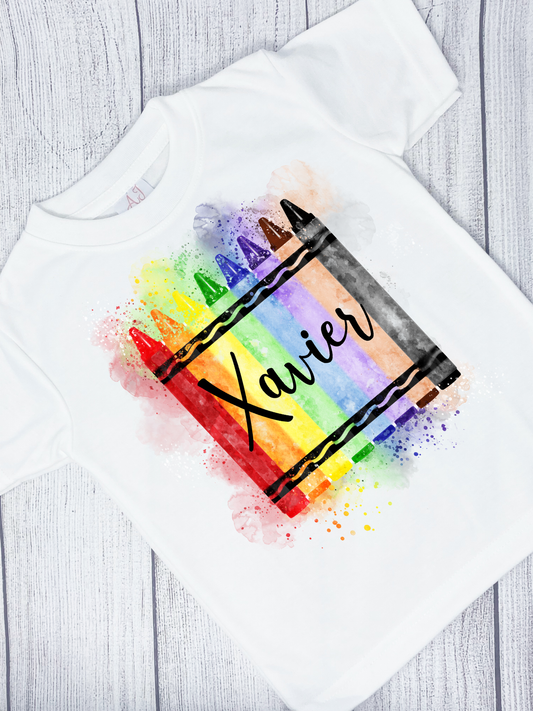 Colorful Crayons T-shirt