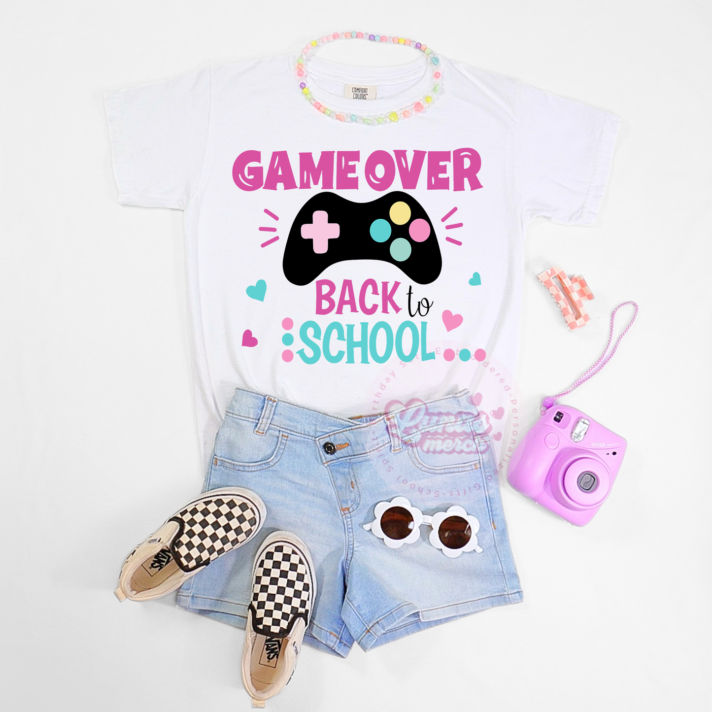 Cute Games Over Back to School Shirt