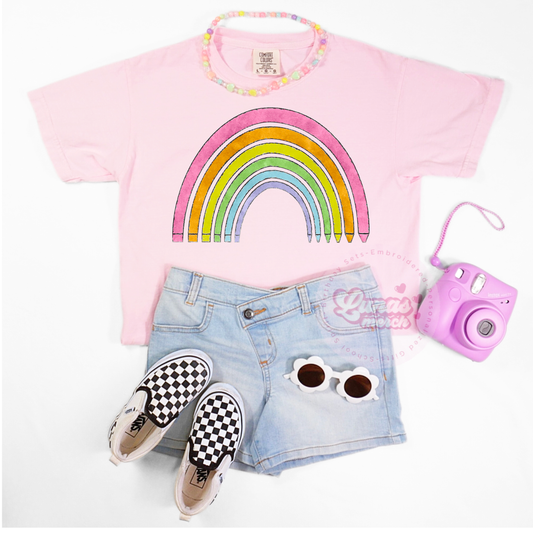 Cute Crayon Rainbow Back to School Shirt