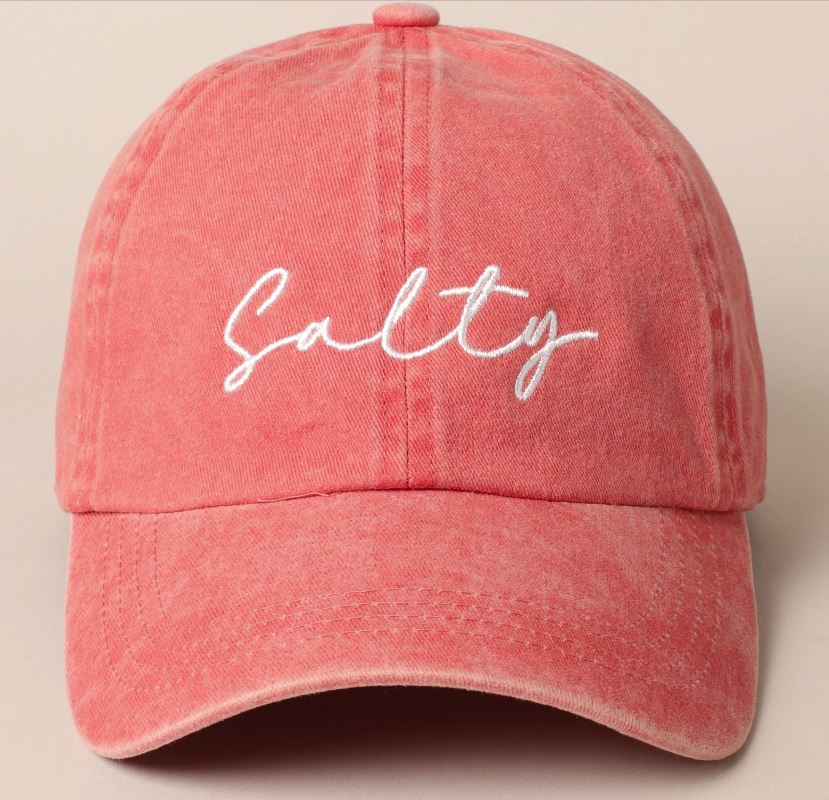 Salty Embroidered Cap