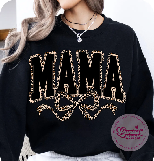 Leopard Print Mama Sweatshirt