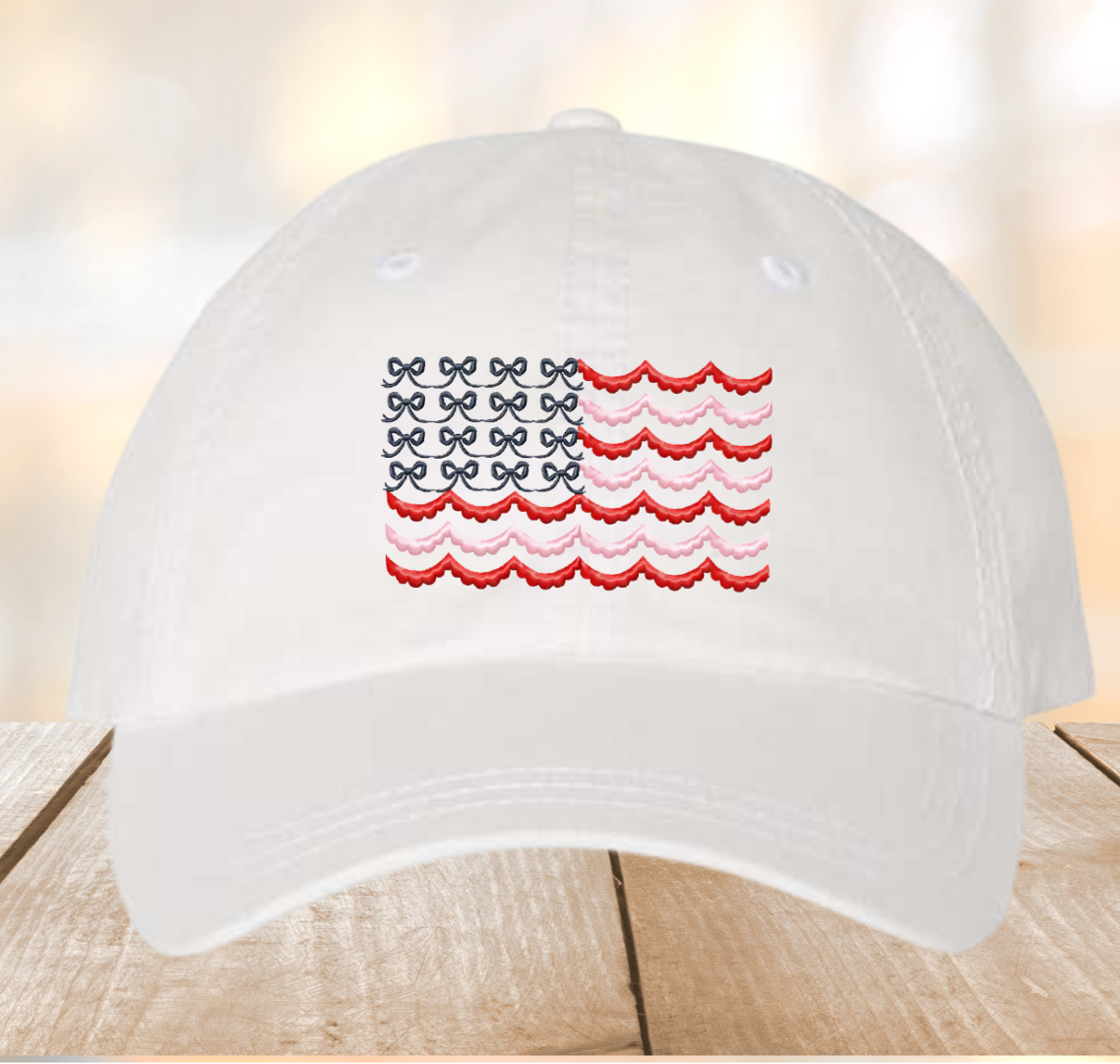 USA Bow Flag Cap