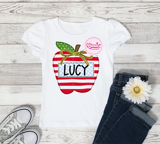 Cute Apple Back To School Shirt!!