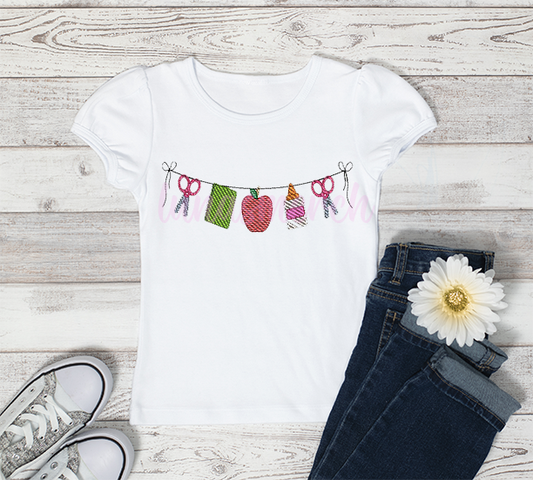 Back To School Supplies Shirt!!