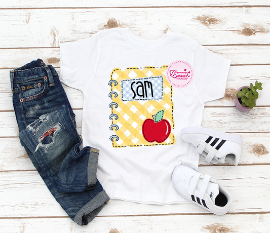 Custom Notebook School Shirt!!