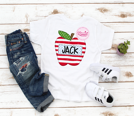 Custom Apple School Boy Shirt!!