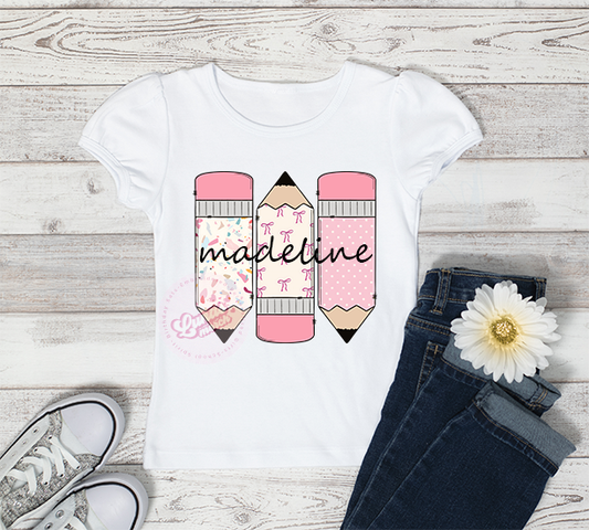 Coquette Pink Back to School T-Shirt