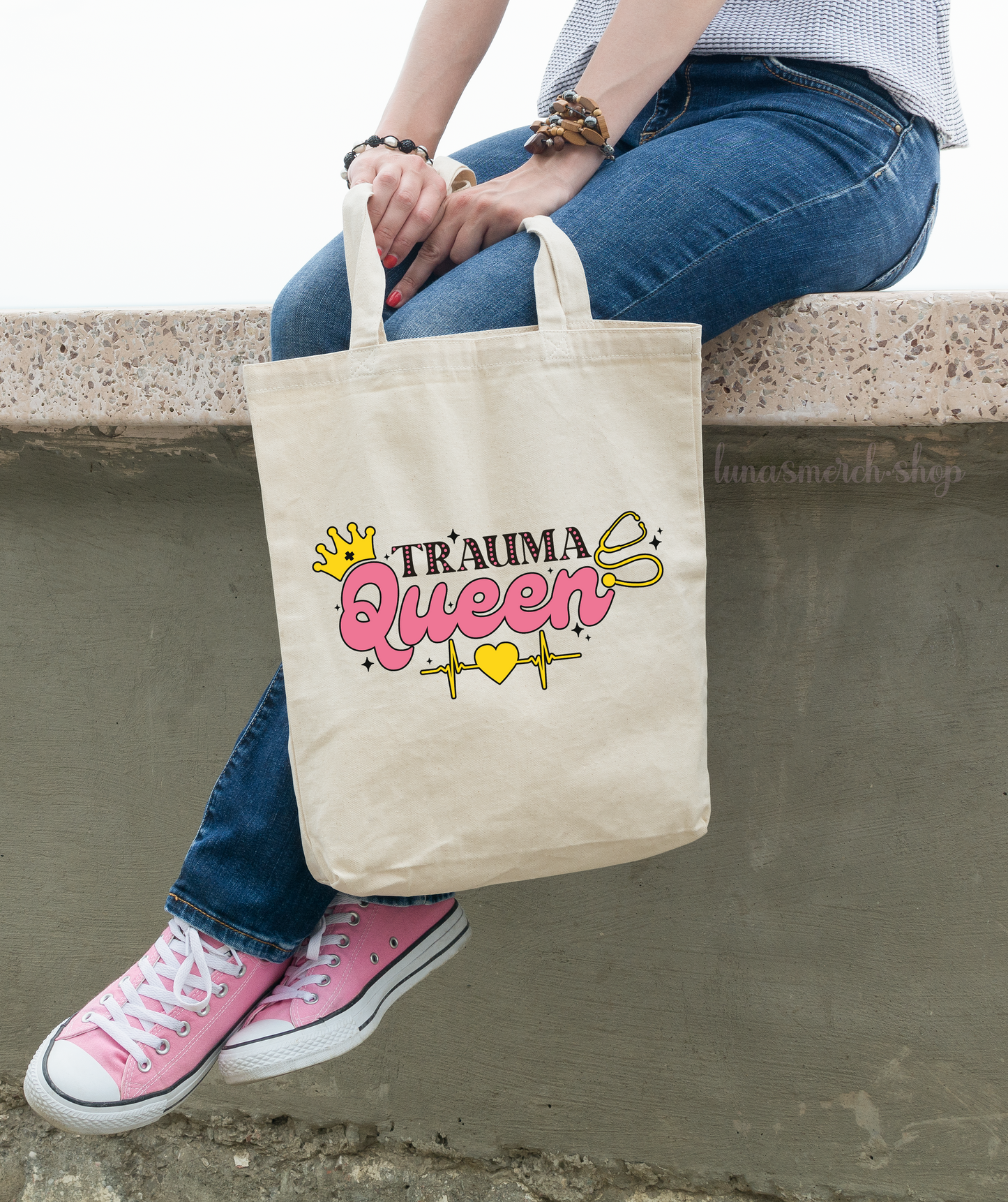 Trauma Queen Tote Bag