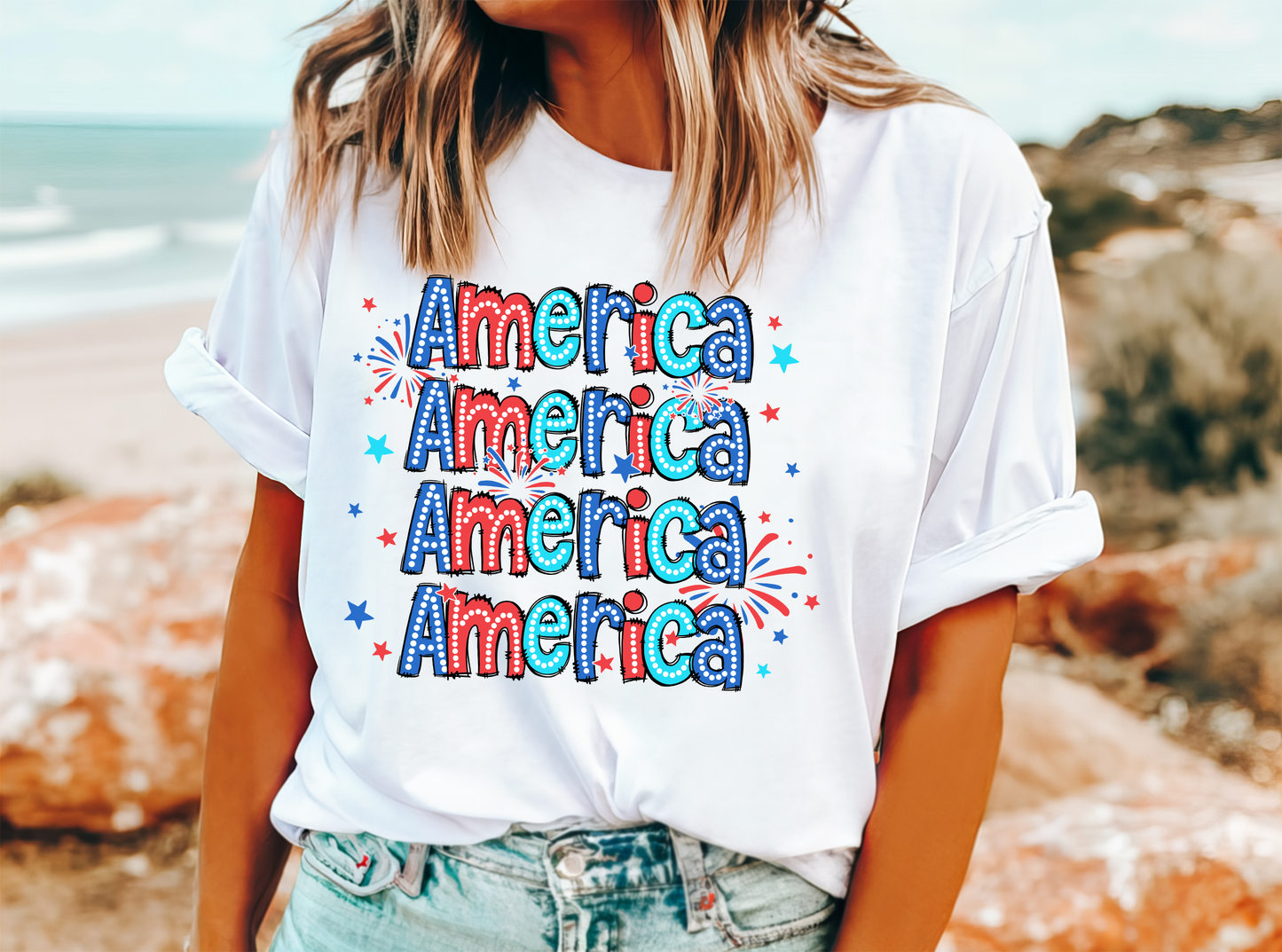 America Colorful T-Shirt