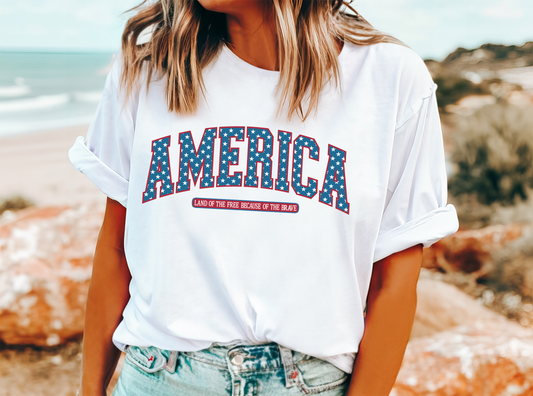 America Star Patterns T-Shirt