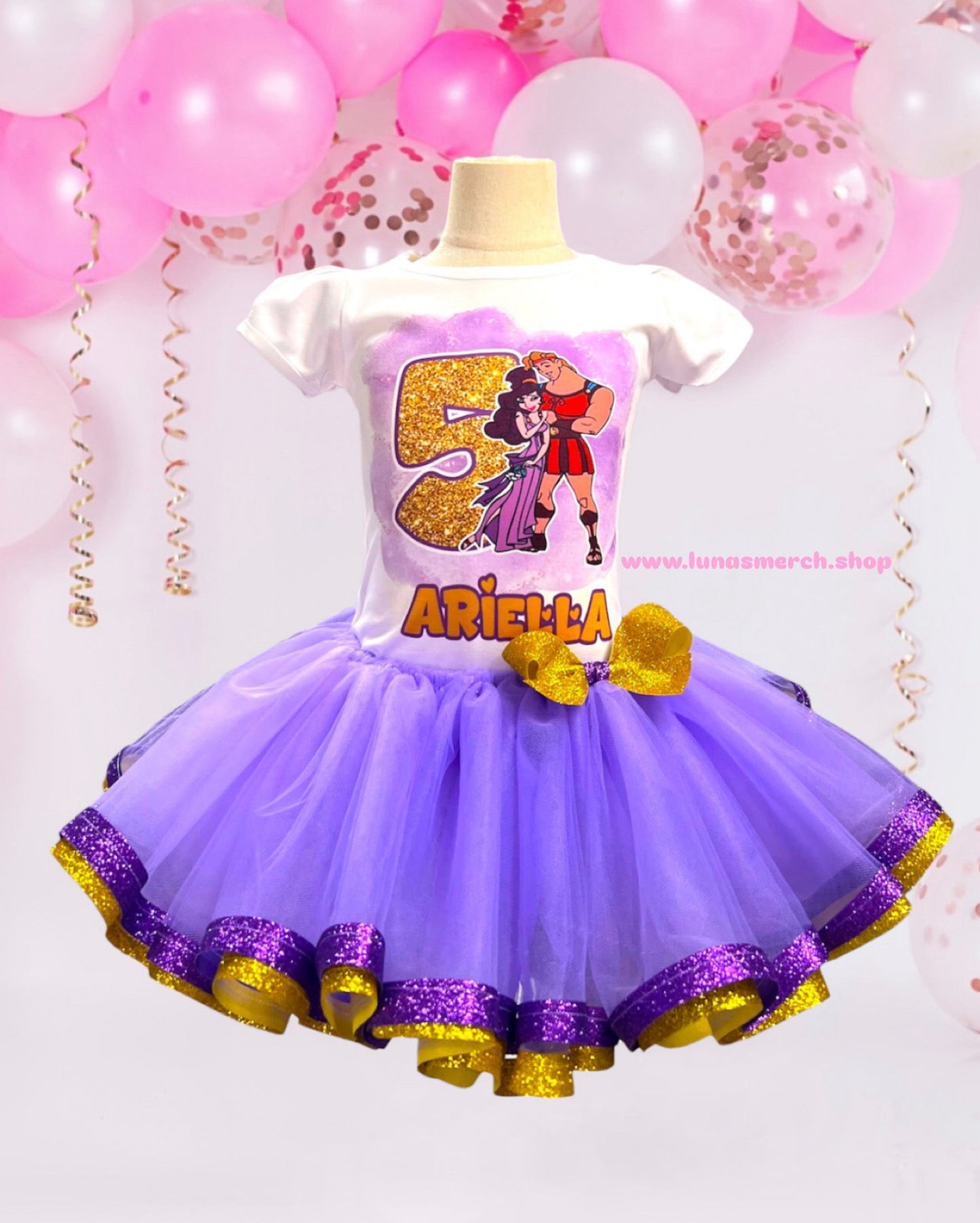 Hercules Birthday Tutu Set