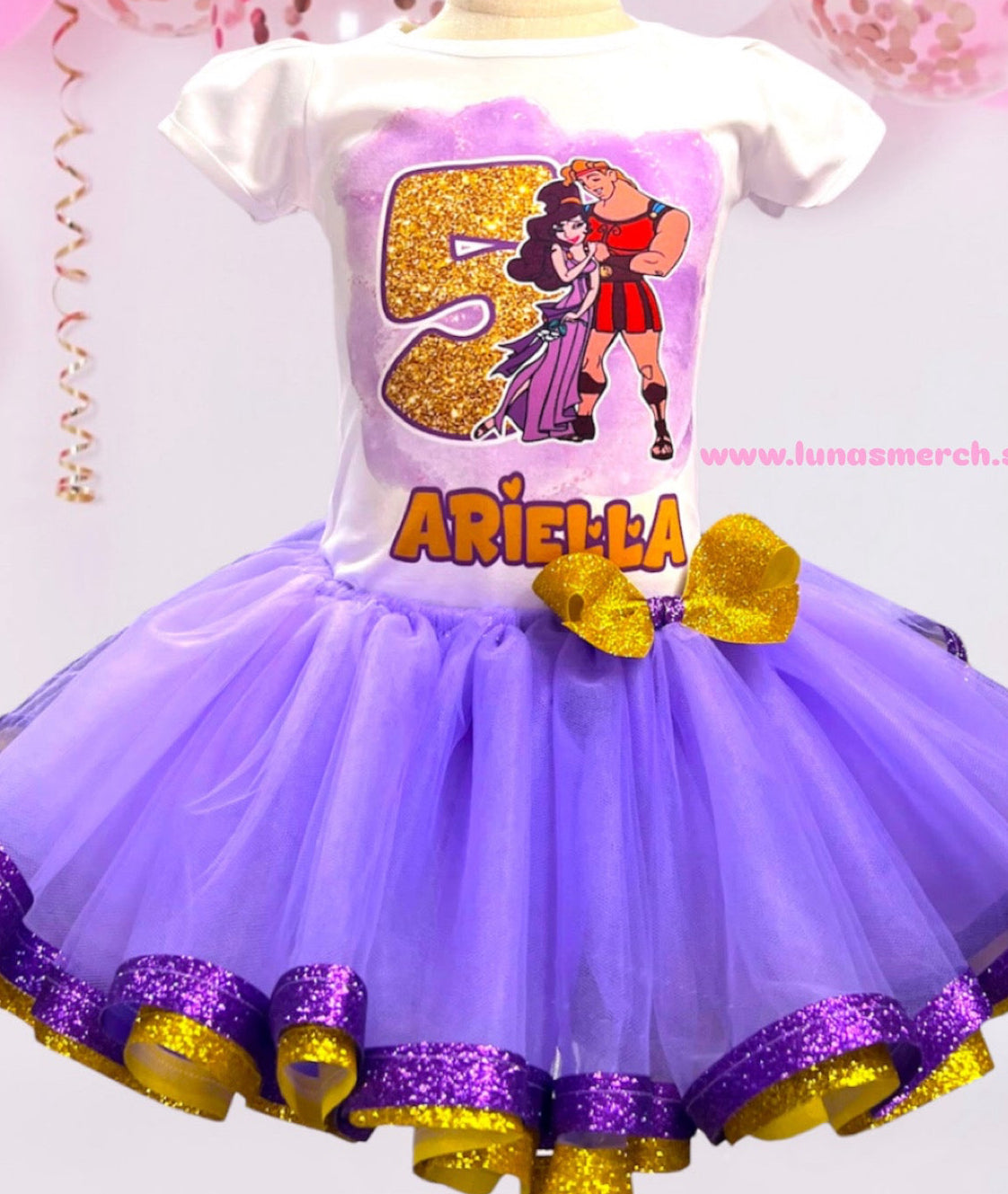 Hercules Birthday Tutu Set