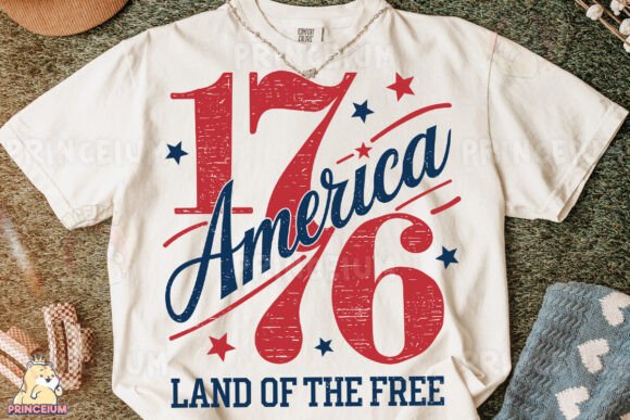 America Land of the Free 4th of July T-Shirt