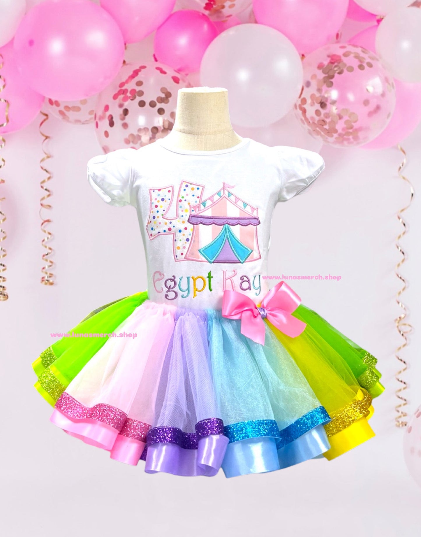 Circus Birthday Tutu Set