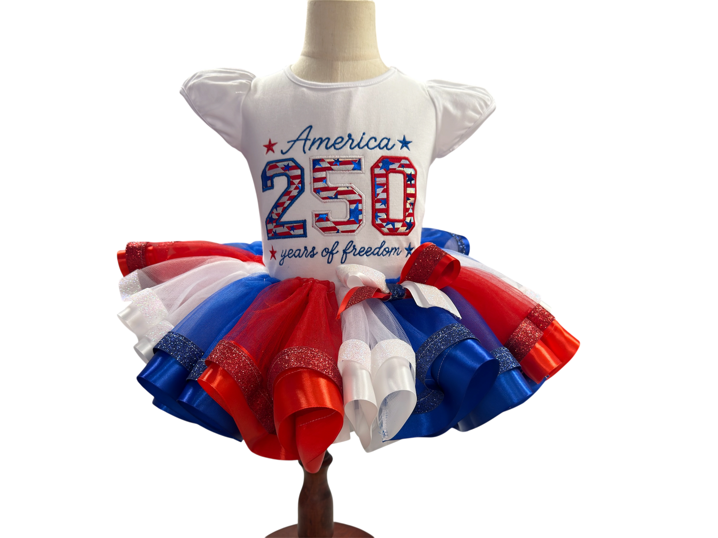 America 250 Birthday Tutu Outfit
