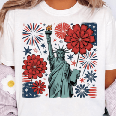4th of July Statue of Liberty T-Shirt