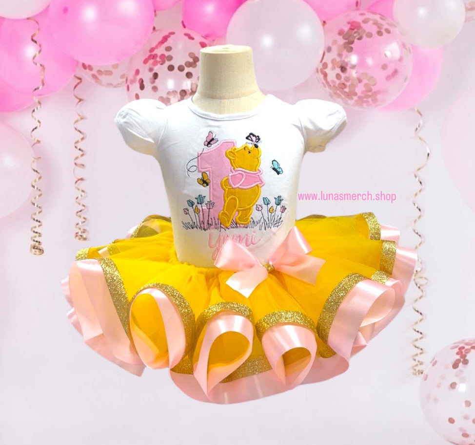 Winnie Pooh Birthday Tutu