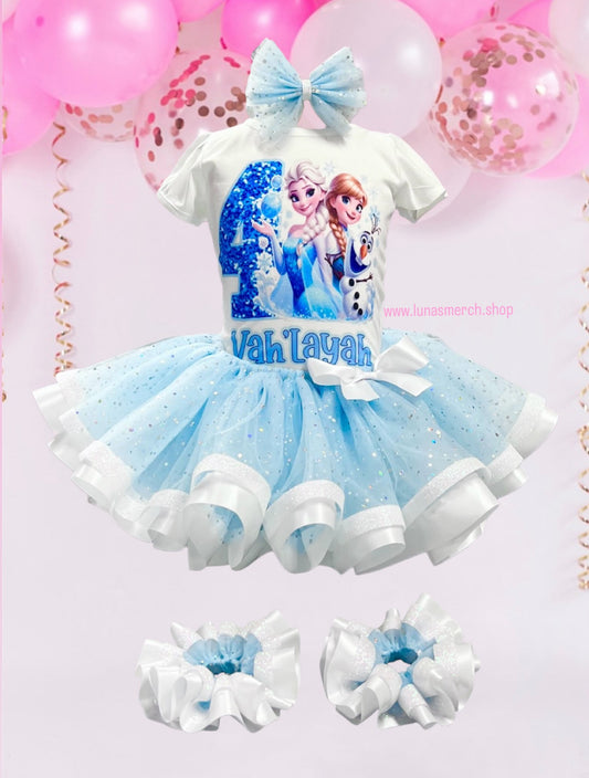 Frozen Birthday Tutu Set