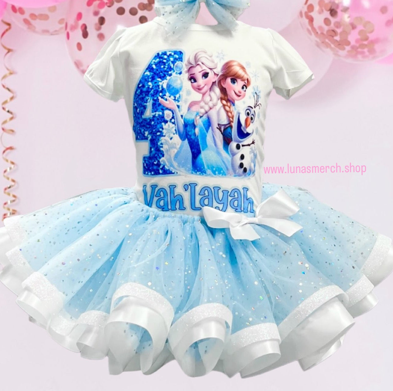 Frozen Birthday Tutu Set