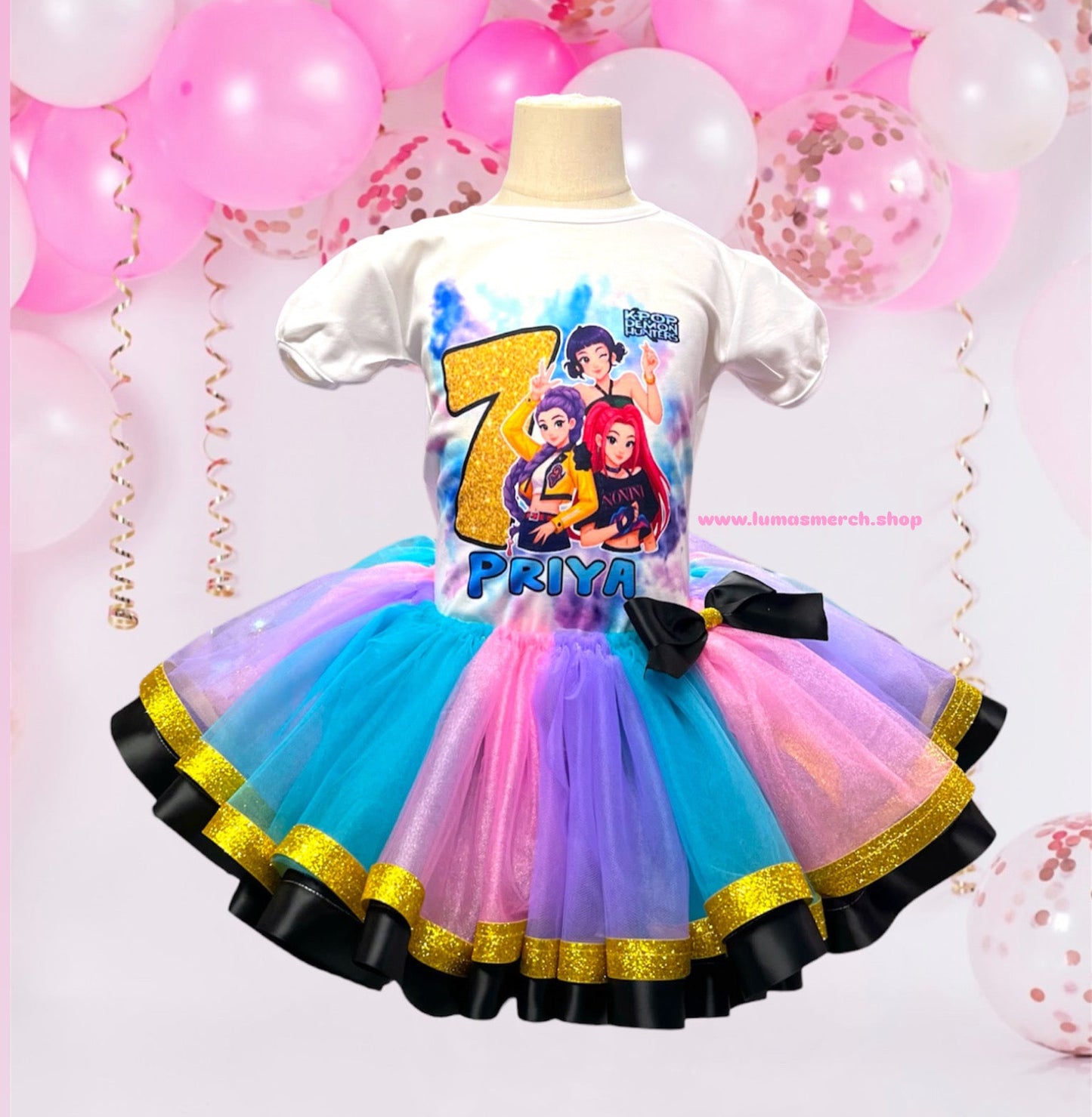 Kpop Hunters Birthday Tutu Set