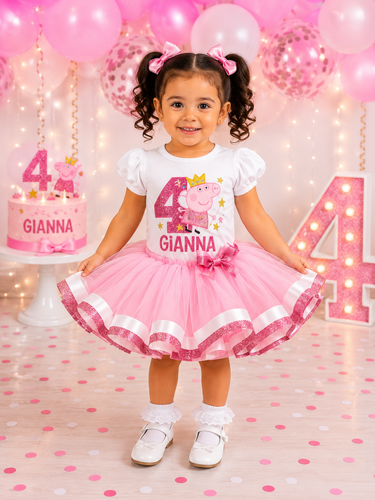 Peppa Birthday Tutu Set