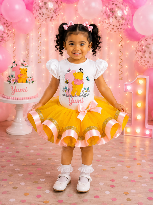 Winnie Pooh Birthday Tutu