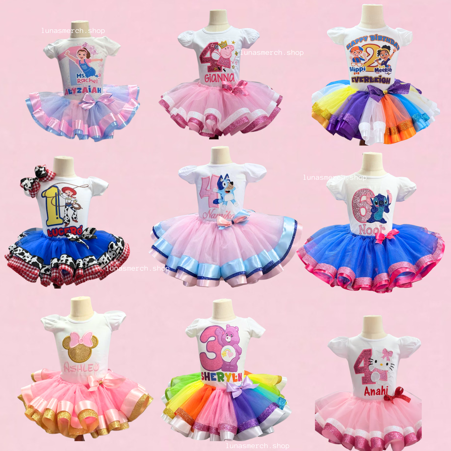 Custom Tutu Set (message me before ordering)