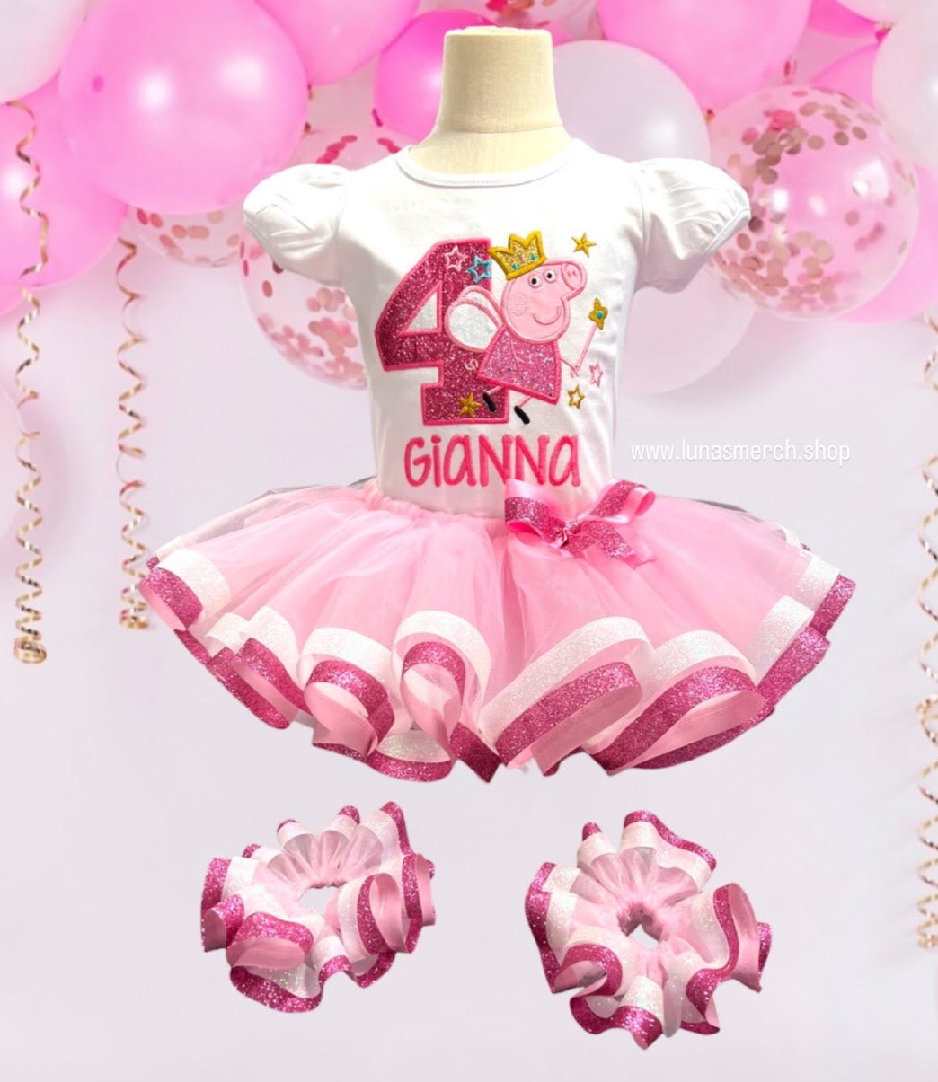 Peppa Birthday Tutu Set