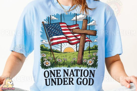 One Nation Under God 4th of July T-Shirt