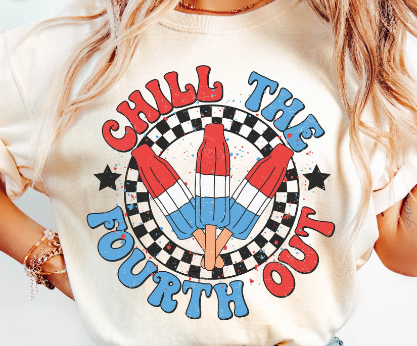 Chill The 4th Out T-Shirt.  4th of July T-Shirt