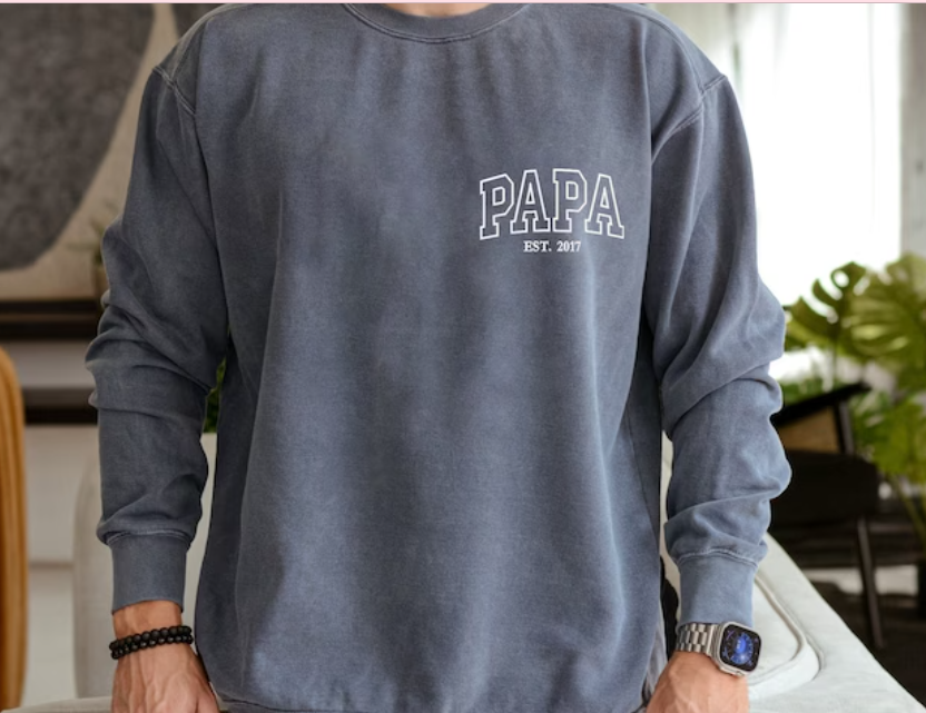 Fathers Day  PAPA Hoodie.