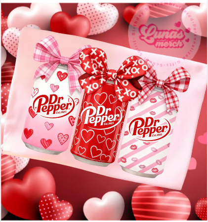 valentines Dr.pepper cans shirt