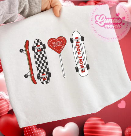 valentine skate boards shirt