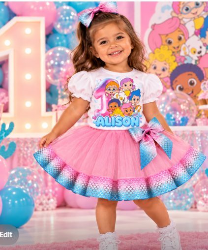 Bubble Guppies Birthday Tutu