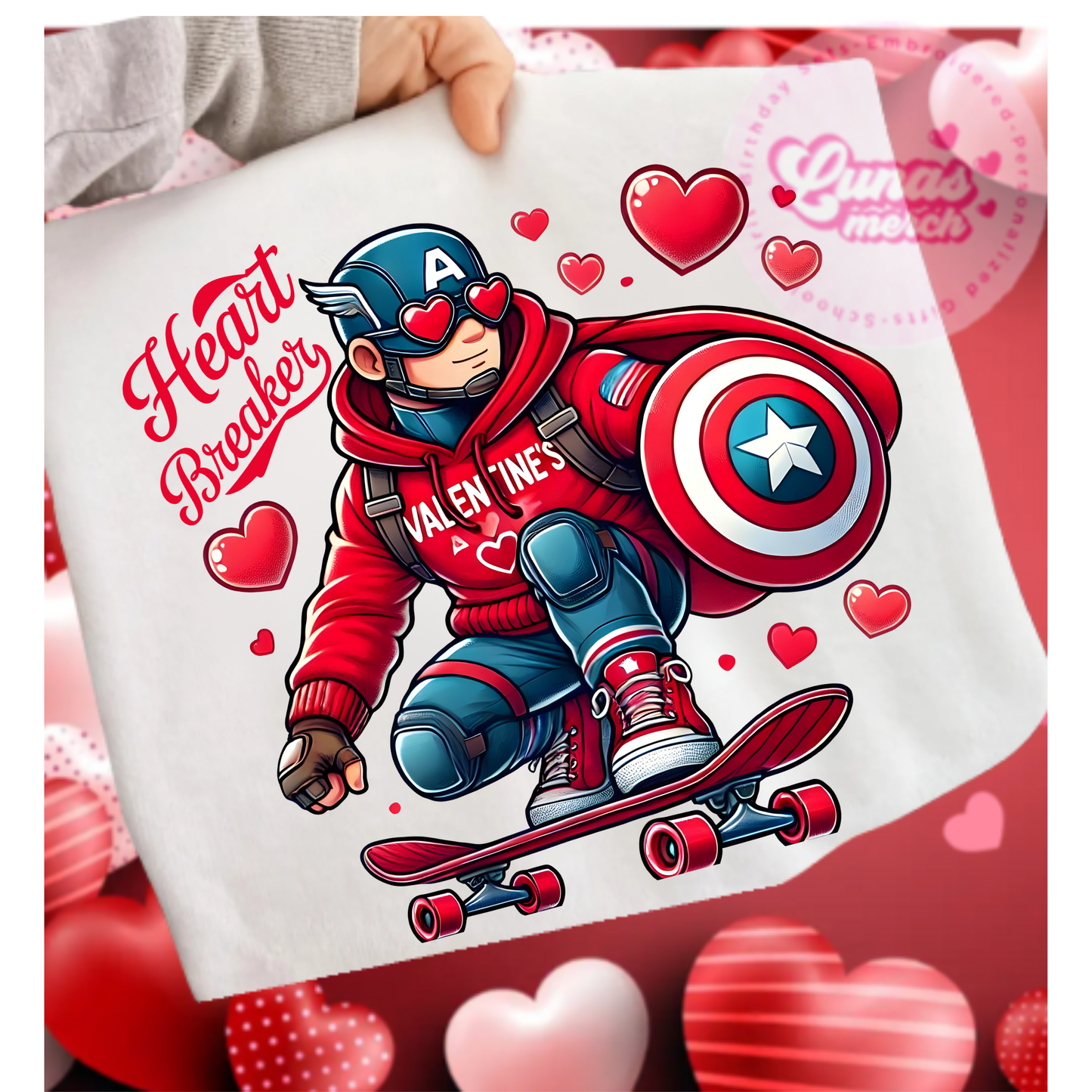 valentine heart breaker hero Capitan A