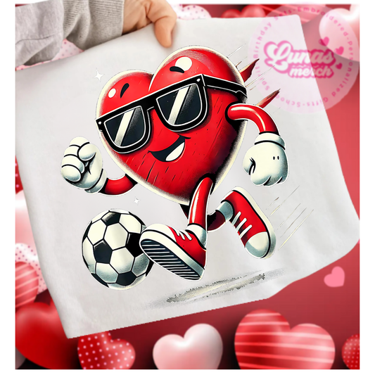 valentine soccer player shirt