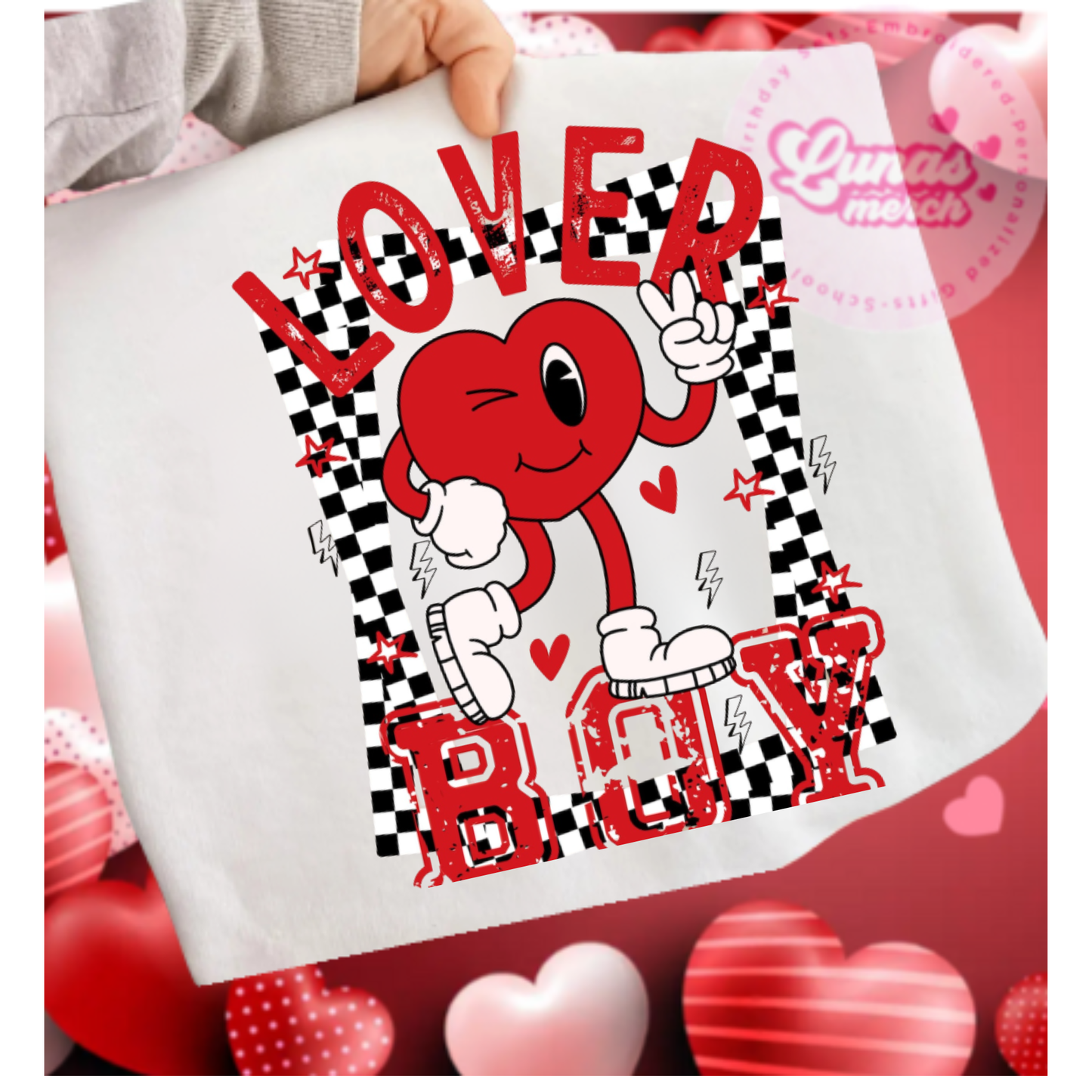 valentine loved boy shirt