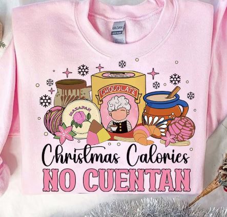 Christmas Calories No Cuentan Sweatshirt