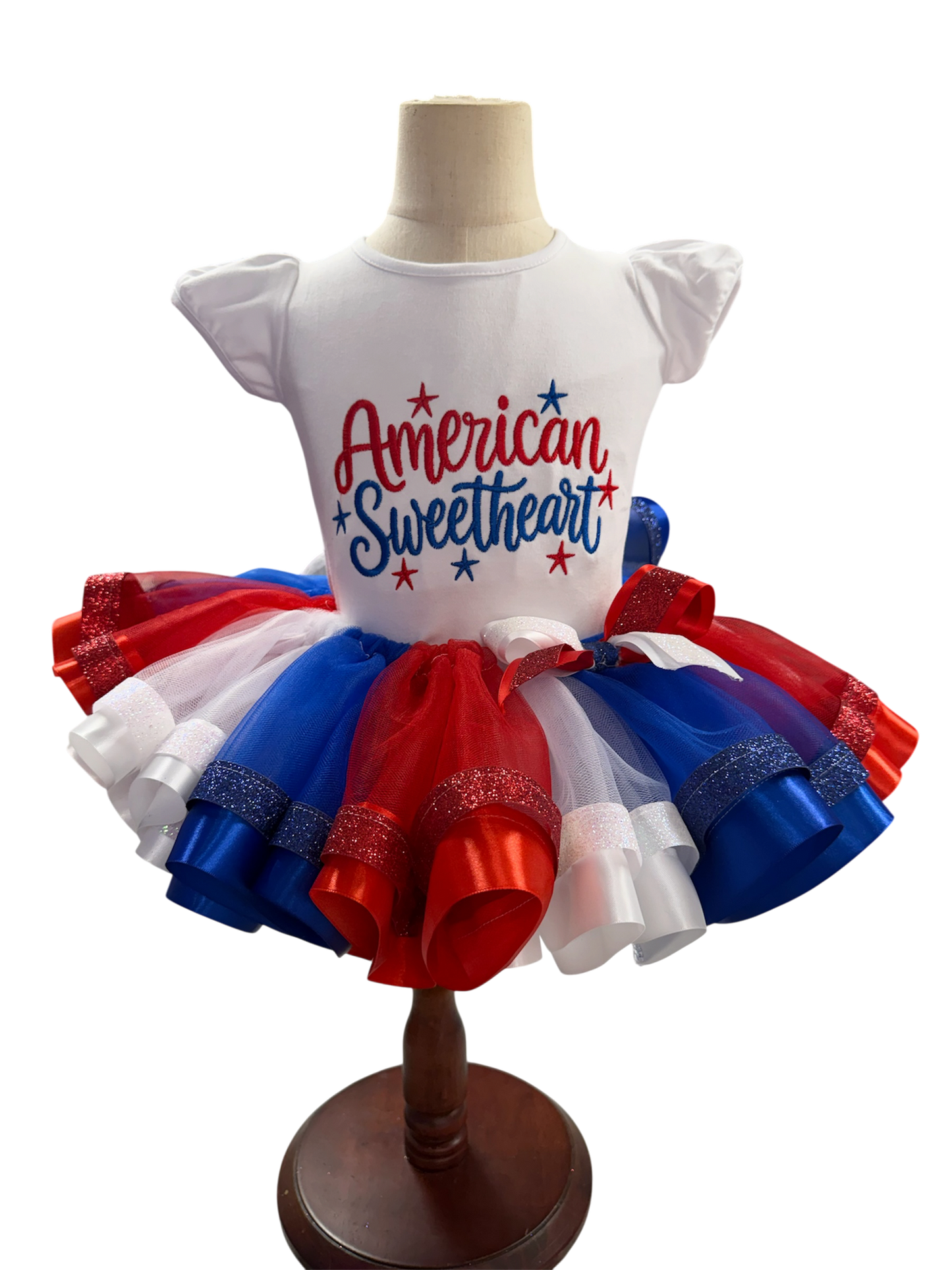 American Sweetheart Patriotic Tutu Outfit