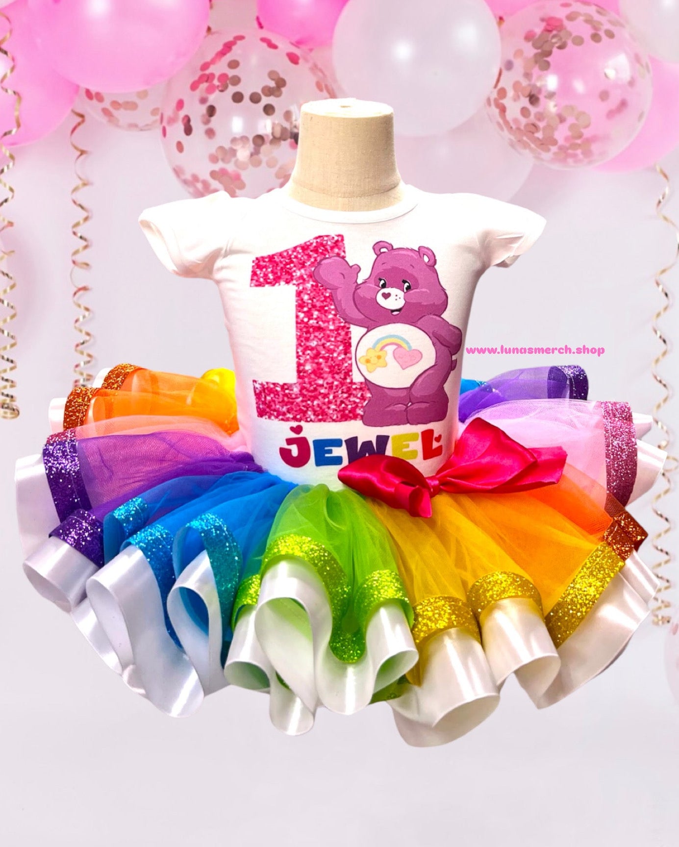 Care Bears Birthday Tutu Set