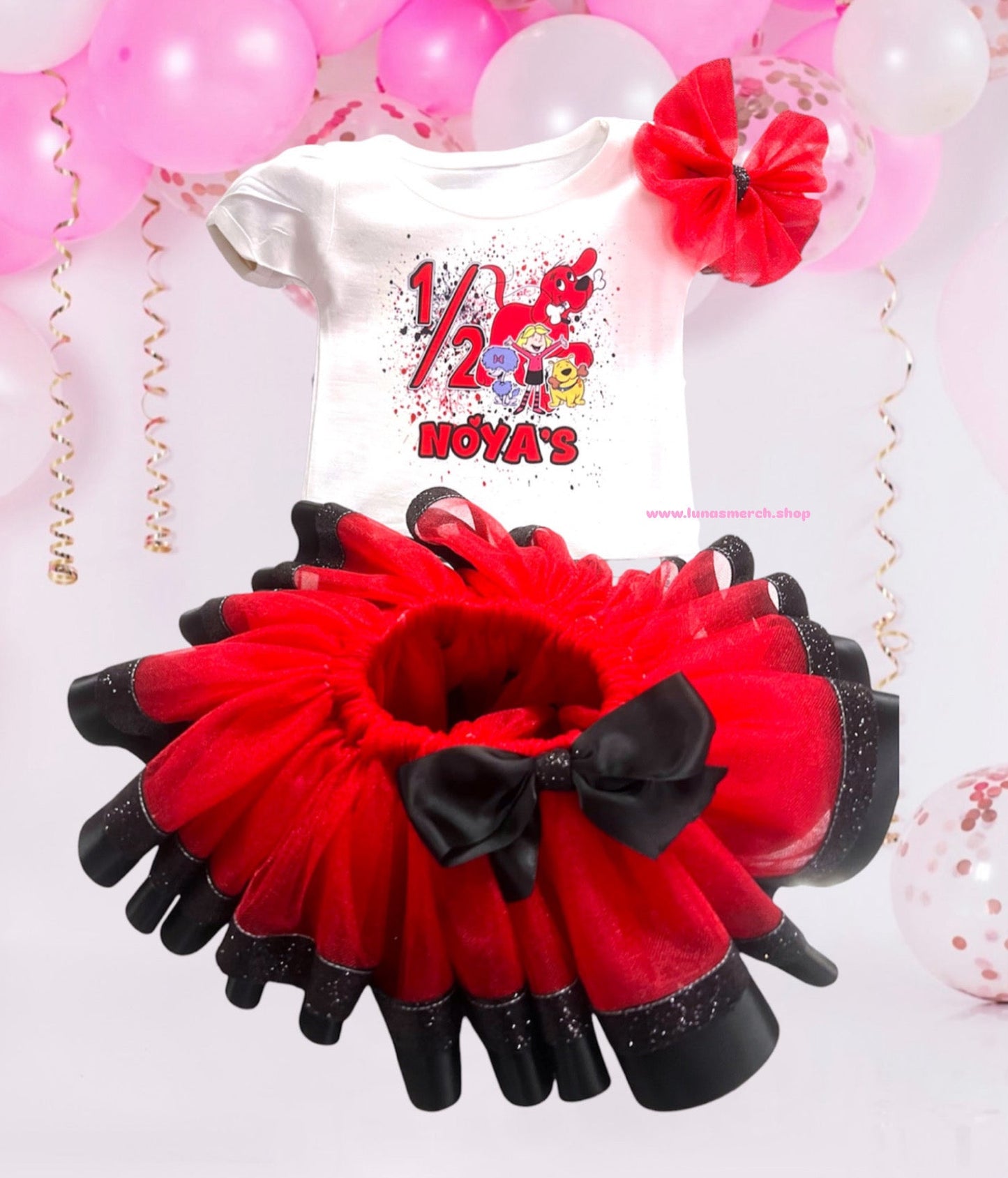 Clifford Big Red Birthday Tutu Set