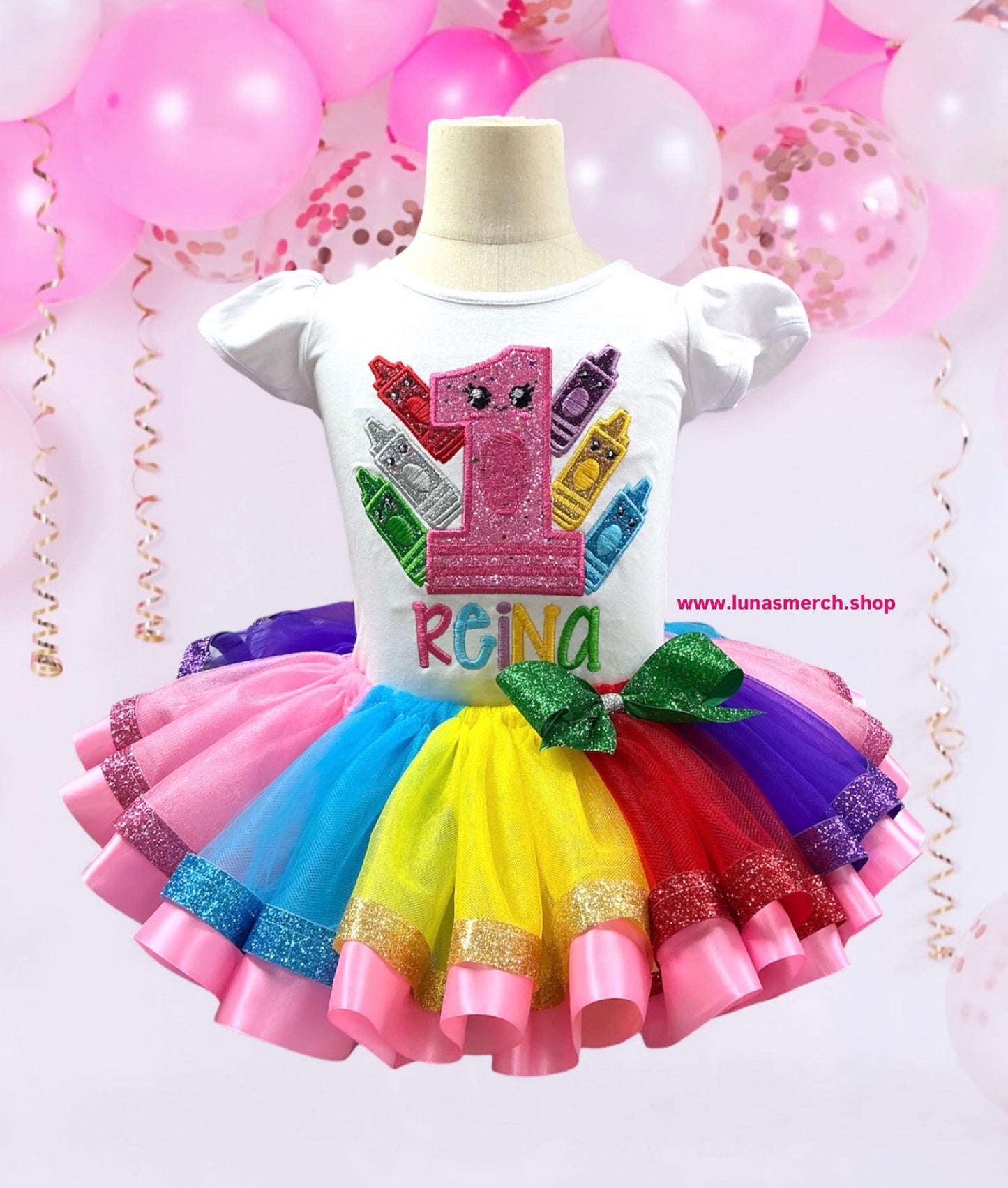 Crayon Birthday Tutu