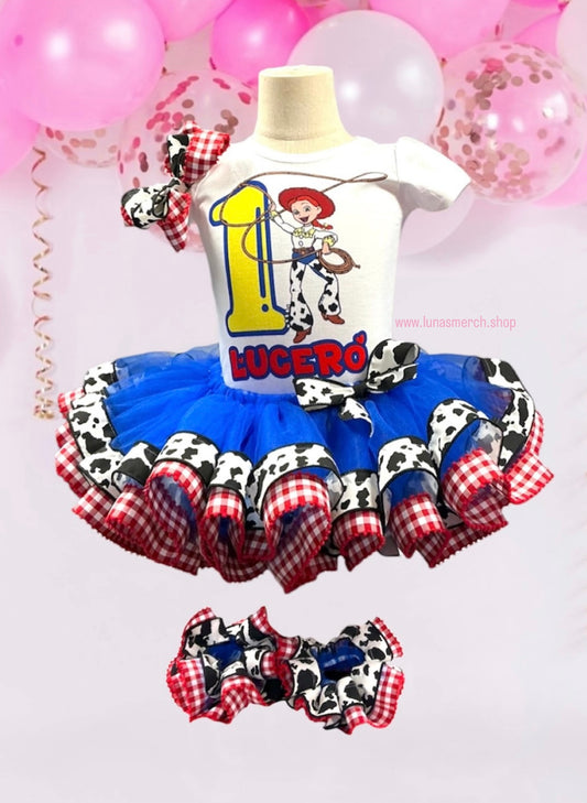 Jessie Cowgirl Birthday Tutu