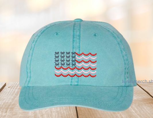USA Bow Flag Cap