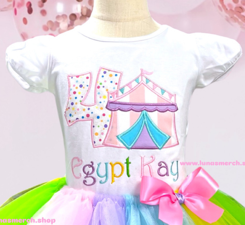 Circus Birthday Tutu Set